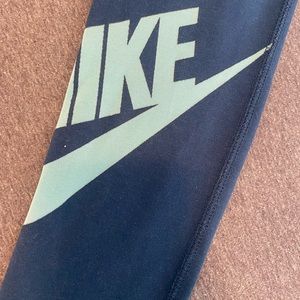 Blue Nike leggings